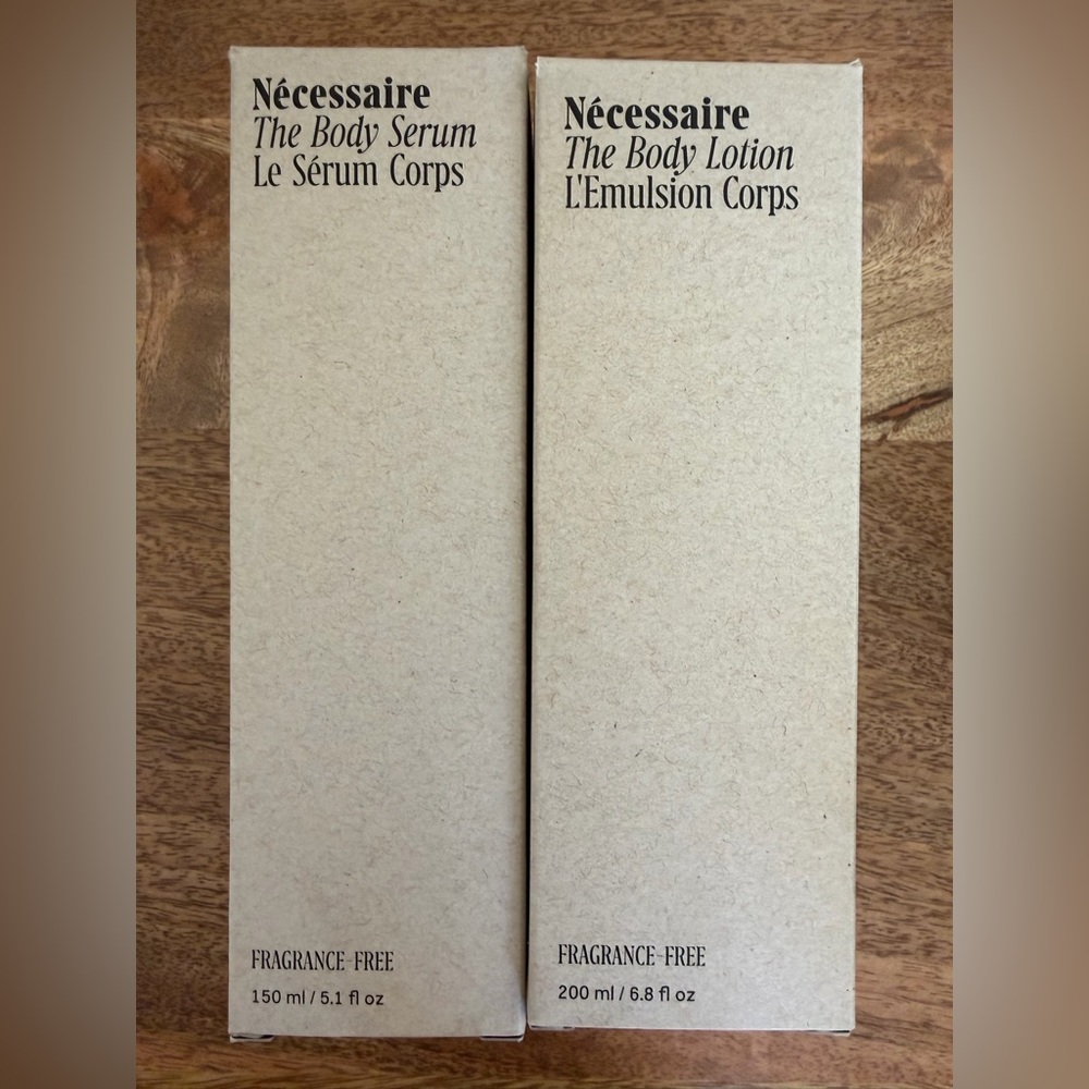 Nécessaire The Body Serum 5.1 fl oz & The Body Lotion 6.8 fl oz - Fragrance Free